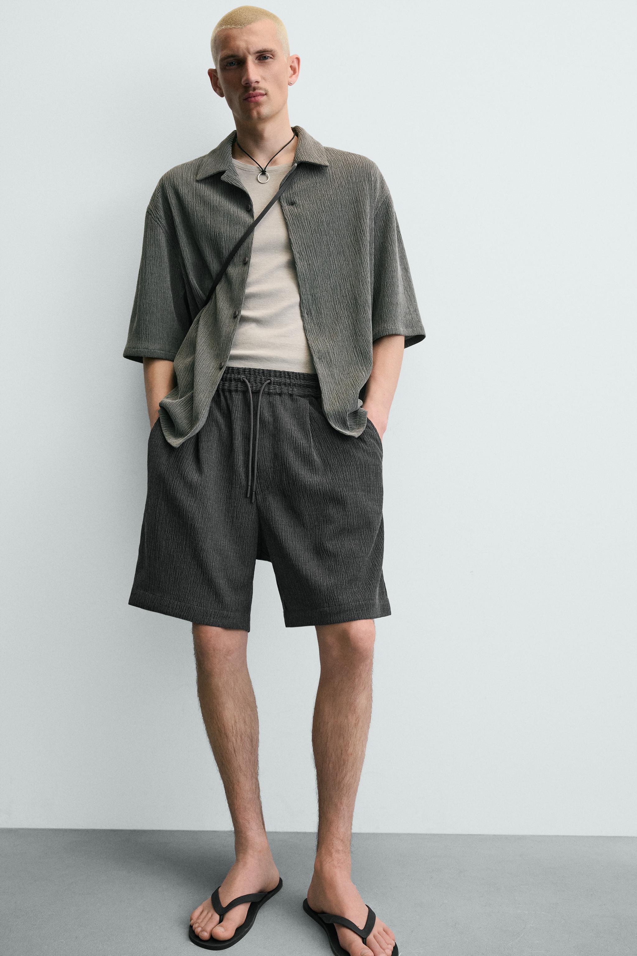 TEXTURED RELAXED FIT SHIRT